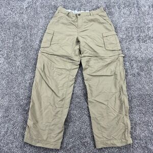 REI Pants Womens 10 Petite Beige Convertible Cargo Lightweight Outdoor Pockets